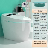 K6905A - Bồn cầu thông minh cao cấp full chức năng, tự động mở nắp, sấy khô, sưởi ấm ghế ngồi...