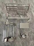 KANAX02 - Combo phòng tắm cao cấp, bồn cầu liền khối, sen cây hiển thị nhiệt độ, bàn đá 2 tầng...