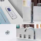 KB708 - Bồn tắm massager cao cấp, chất liệu Acrylic. Kích thước: 1700 x 800 x 600 (mm). Tặng kèm kệ gỗ
