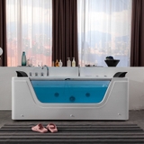 KB708 - Bồn tắm massager cao cấp, chất liệu Acrylic. Kích thước: 1700 x 800 x 600 (mm). Tặng kèm kệ gỗ