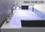KB708 - Bồn tắm massager cao cấp, chất liệu Acrylic. Kích thước: 1700 x 800 x 600 (mm). Tặng kèm kệ gỗ