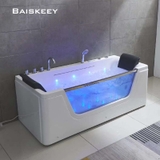 KB708 - Bồn tắm massager cao cấp, chất liệu Acrylic. Kích thước: 1700 x 800 x 600 (mm). Tặng kèm kệ gỗ