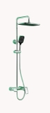 KANAX02 - Combo phòng tắm cao cấp, bồn cầu liền khối, sen cây hiển thị nhiệt độ, bàn đá 2 tầng...