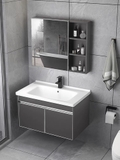 TC165 - Tủ chậu nhựa + inox cao cấp. KT: 48x80cm