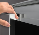 TC165 - Tủ chậu nhựa + inox cao cấp. KT: 48x80cm