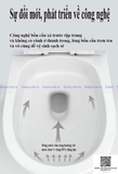 KA6037 - Bồn cầu liền khối xả nhấn công nghệ xả mới