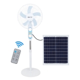 QT24 - Quạt tích điện năng lượng mặt trời không cần điện lưới, chạy liên tục 6 tiếng không cần cắm điện
