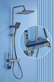 KANAX16 - Combo trọn bộ phòng tắm cao cấp, sen cây bàn phím hiển thị nhiệt độ, tủ chậu nhựa