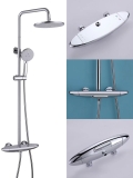 SC68 - Sen cây nhiệt độ củ elip đồng mạ crom bóng cao cấp