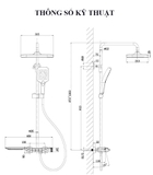 SC81 - Sen cây bàn phím hiển thị nhiệt độ cao cấp