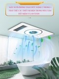 KNS01 - PRO - Quạt sưởi âm trần chức năng 7 in 1, kết nối bluetooth nghe nhạc