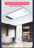 S107 - Máy sưởi nhà tắm chức năng 6in1 - Sưởi ấm, hút mùi, thông gió, quạt mát, sấy khô, chiếu sáng