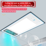 S107 - Máy sưởi nhà tắm chức năng 6in1 - Sưởi ấm, hút mùi, thông gió, quạt mát, sấy khô, chiếu sáng