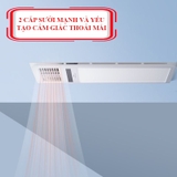 S129 - Máy sưởi nhà tắm chức năng 6in1 - Sưởi ấm, hút mùi, thông gió, quạt mát, sấy khô, chiếu sáng
