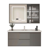 TC07K - Tủ chậu nhựa PVC đặc chịu nước màu ghi xám, hàng đặt theo yêu cầu, kích thước và màu sắc tùy chọn. LH để được giá tốt: 0975.296.975