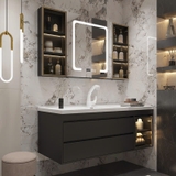 TC08K - Tủ chậu nhựa PVC đặc chịu nước màu ghi xám, hàng đặt theo yêu cầu, kích thước và màu sắc tùy chọn. LH để được giá tốt: 0975.296.975