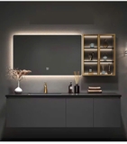 TC09K - Tủ chậu nhựa PVC đặc chịu nước màu ghi xám, mặt chậu đá đen kết hợp lòng chậu sứ nung, hàng đặt theo yêu cầu, kích thước và màu sắc tùy chọn. LH để được giá tốt: 0975.296.975