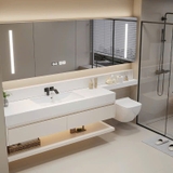 TC16K - Tủ bàn đá văng bồn cầu, nhựa PVC đặc chịu nước, hàng đặt theo yêu cầu, kích thước và màu sắc tùy chọn. LH để được giá tốt: 0975.296.975