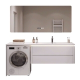 TC17K - Tủ chậu kết hợp máy giặt, nhựa PVC đặc chịu nước, hàng đặt theo yêu cầu, kích thước và màu sắc tùy chọn. LH để được giá tốt: 0975.296.975