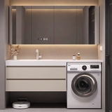 TC17K - Tủ chậu kết hợp máy giặt, nhựa PVC đặc chịu nước, hàng đặt theo yêu cầu, kích thước và màu sắc tùy chọn. LH để được giá tốt: 0975.296.975