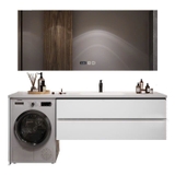 TC17K - Tủ chậu kết hợp máy giặt, nhựa PVC đặc chịu nước, hàng đặt theo yêu cầu, kích thước và màu sắc tùy chọn. LH để được giá tốt: 0975.296.975