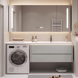 TC17K - Tủ chậu kết hợp máy giặt, nhựa PVC đặc chịu nước, hàng đặt theo yêu cầu, kích thước và màu sắc tùy chọn. LH để được giá tốt: 0975.296.975