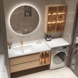 TC18K - Tủ chậu kết hợp máy giặt, nhựa PVC đặc chịu nước, hàng đặt theo yêu cầu, kích thước và màu sắc tùy chọn. LH để được giá tốt: 0975.296.975