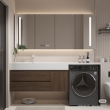 TC21K - Tủ chậu kết hợp máy giặt, nhựa PVC đặc chịu nước, hàng đặt theo yêu cầu, kích thước và màu sắc tùy chọn. LH để được giá tốt: 0975.296.975