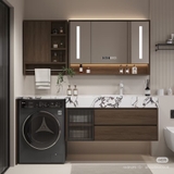 TC22K - Tủ chậu kết hợp máy giặt, nhựa PVC đặc chịu nước, hàng đặt theo yêu cầu, kích thước và màu sắc tùy chọn. LH để được giá tốt: 0975.296.975