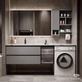 TC24K - Tủ chậu kết hợp máy giặt, nhựa PVC đặc chịu nước, hàng đặt theo yêu cầu, kích thước và màu sắc tùy chọn. LH để được giá tốt: 0975.296.975