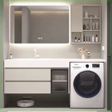 TC22K - Tủ chậu kết hợp máy giặt, nhựa PVC đặc chịu nước, hàng đặt theo yêu cầu, kích thước và màu sắc tùy chọn. LH để được giá tốt: 0975.296.975