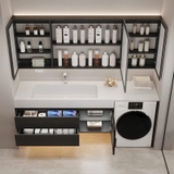 TC22K - Tủ chậu kết hợp máy giặt, nhựa PVC đặc chịu nước, hàng đặt theo yêu cầu, kích thước và màu sắc tùy chọn. LH để được giá tốt: 0975.296.975