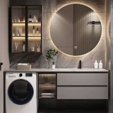 TC24K - Tủ chậu kết hợp máy giặt, nhựa PVC đặc chịu nước, hàng đặt theo yêu cầu, kích thước và màu sắc tùy chọn. LH để được giá tốt: 0975.296.975