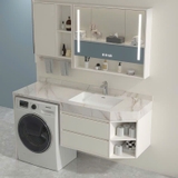 TC27K - Tủ chậu kết hợp máy giặt, nhựa PVC đặc chịu nước, hàng đặt theo yêu cầu, kích thước và màu sắc tùy chọn. LH để được giá tốt: 0975.296.975