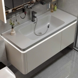 TC51K - Tủ chậu nhựa PVC chịu nước, mặt đá thạch anh ghi xám, hàng đặt theo yêu cầu, kích thước và màu sắc tùy chỉnh. LH để được giá tốt: 0975.296.975