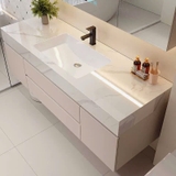 TC69K - Tủ chậu nhựa PVC chịu nước, mặt chậu sứ hoặc đá nhân tạo, hàng đặt theo yêu cầu, kích thước và màu sắc tùy chỉnh. LH để được giá tốt: 0975.296.975