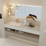 TC70K - Tủ bàn đá 2 tầng, mặt đá, tủ dưới nhựa PVC chịu nước, hàng đặt theo yêu cầu, kích thước và màu sắc tùy chỉnh. LH để được giá tốt: 0975.296.975