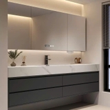 TC86K - Tủ chậu nhựa PVC chịu nước, mặt chậu đá nhân tạo, hàng đặt theo yêu cầu, kích thước và màu sắc tùy chỉnh. LH để được giá tốt: 0975.296.975