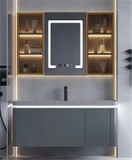 TC97K - Tủ chậu nhựa PVC chịu nước, mặt chậu đá thạch anh cao cấp, hàng đặt theo yêu cầu, kích thước và màu sắc tùy chỉnh. LH để được giá tốt: 0975.296.975