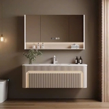 TC105K - Tủ chậu nhựa PVC chịu nước, vân sọc, hàng đặt theo yêu cầu, kích thước và màu sắc tùy chỉnh. LH để được giá tốt: 0975.296.975