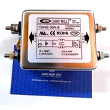 Bộ lọc nguồn EMI 30A CW4E-30A-S / chống nhiễu 1 pha chính hãng CANNY WELL