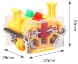 Tiếp điểm phụ LA38 / 1NO 1NC / 22mm - X3H10
