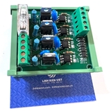 Bo mạch khuếch đại 4 kênh DC-AC BMZ04TA 8A 220V cài ray / opto triac input 3-24V output 5-240V