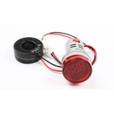 Đồng hồ đo dòng điện xoay chiều 0-100A AD16-22AM 22mm màu đỏ / Ampe kế - S1H9