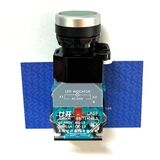 Nút nhấn nhả LA38-11 22mm màu xanh lá có đèn 24V (tiếp điểm bạc) - C4H7