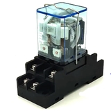 Rơ le trung gian JQX-30F 220V 30A / relay công suất cao kèm đế - K4H18