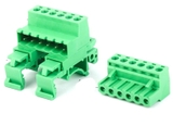 Cầu đấu dây EDGRK 5.08mm / 6P cài ray đực cái / A6H18 A6H19 A6H20