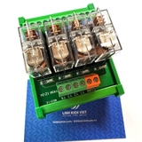 Bo mạch rơ le 24V 16A 4 Kênh G2R-1-E / cài ray / Module Relay G2R-1-E 4 Kênh 24V