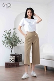 SYO- QUẦN CULOTTES ĐÍNH 3 KHUY LỆCH