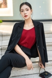 SYO- BLAZER SUÔNG BASIC CỔ 2 VE